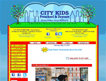 Tablet Screenshot of citykids.us